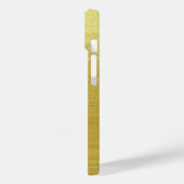 Feminine-Gold-Farbe mit Anfangsmonogramm Case-Mate iPhone Hülle (Rückseite / Links)