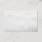 Feminine Grisaille Floral Counseling Ministry Visitenkarte (Rückseite)