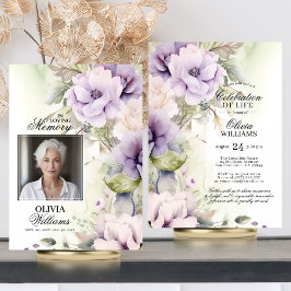 Feminine Lavender Celebration of Life | FOTO Einladung