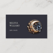 Feminine Life Coach 3D Moon Visitenkarte (Vorderseite)