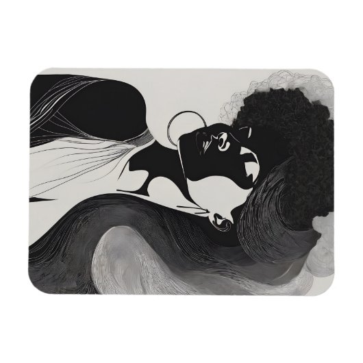 Feminine Line Magnet (Horizontal)