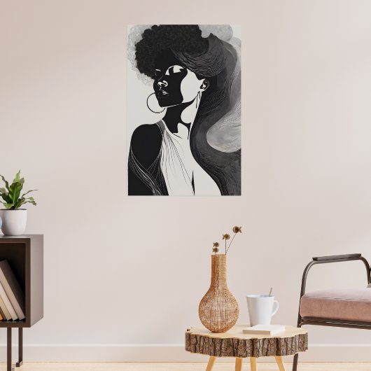 Feminine Line Poster (Wohnzimmer 3)