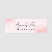 Feminine Minimal Name Tag Namensschild (Vorderseite)
