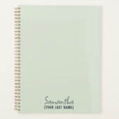 Feminine Minimalist | Dusty Sage Planer (Vorderseite)