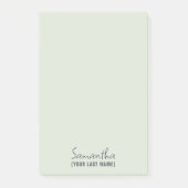 Feminine Minimalist Notepad | Dusty Sage Post-it Klebezettel (Vorderseite)