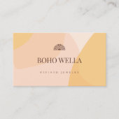 Feminine Modern Boho Business Card Visitenkarte (Vorderseite)
