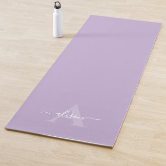 Feminine Monogramm-Schrift-Kalligrafie Yogamatte