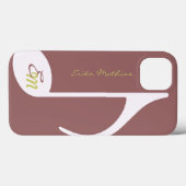 feminine musikalische Note Case-Mate iPhone Hülle (Rückseite (Horizontal))