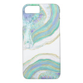Feminine Pastel Agate Pattern Case-Mate iPhone Hülle (Rückseite)
