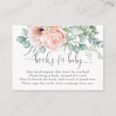 Feminine Pastel Pink Books for Baby Begleitkarte (Vorderseite)