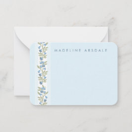 Feminine Personal Stationary Note Card Mitteilungskarte