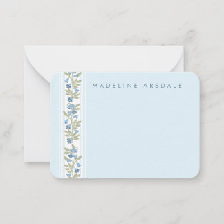 Feminine Personal Stationary Note Card Mitteilungskarte