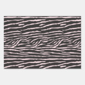 Feminine Pink Animal Print Geschenkpapier Set (Vorderseite 3)
