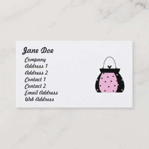 Feminine Pink Business Cards Visitenkarte