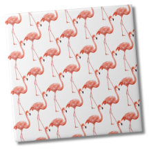 Feminine Pink Flamingo Muster