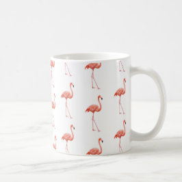 Feminine Pink Flamingo Muster Kaffeetasse