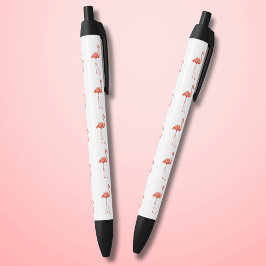 Feminine Pink Flamingo Muster Kugelschreiber