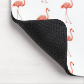 Feminine Pink Flamingo Muster Mousepad (Ecke)