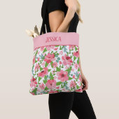 Feminine Pink Floral Muster Tasche (Von Nahem)