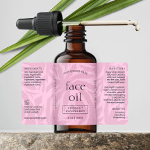 Feminine Pink Modernes 2 OZ Kosmetisches Flaschene