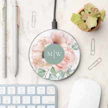 Feminine Pink und Beige Pfeffer Aquarellblume