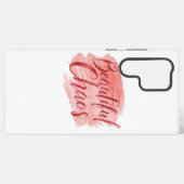 Feminine Pink Watercolor Beautiful Chaos Samsung Galaxy Hülle (Rückseite (Horizontal))