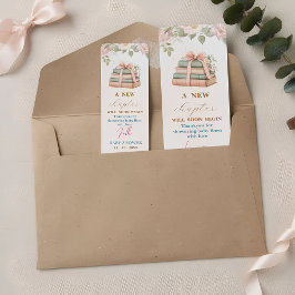 Feminine pink watercolor floral return address