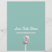 Feminine Podcast Talk Show Flyer (Hinten)