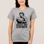 Feminine Power"- Retro-Inspirred Tee (Vorderseite)