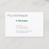 feminine psychologists visitenkarte (Vorderseite)