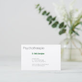 feminine psychologists visitenkarte (Stehend Vorderseite)