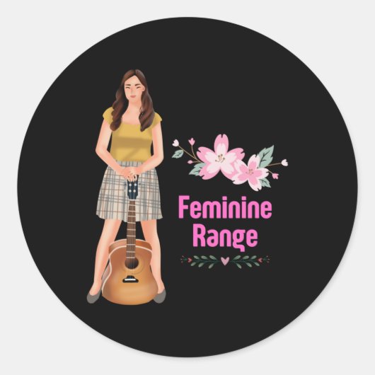 Feminine Range 4 Aufkleber (Vorderseite)