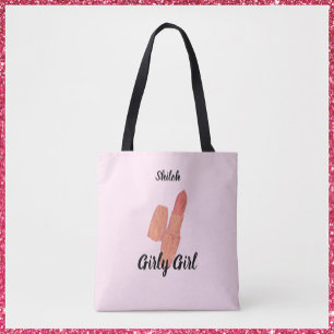 Feminine rosige Lippenstift Tasche