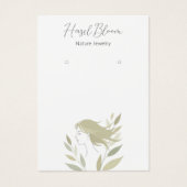 Feminine Soft Foliage Silhouette Card (Vorderseite)
