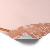 Feminine soft-life inspired vision board poster (Ecke)