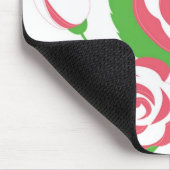 Feminine Soft Rose Mousepad (Ecke)