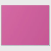Feminine Solid Mulberry Pink Geschenkpapier (Flach)