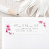 Feminine Spring Cherry Blossom Pink Rücksendeadres (Insitu)