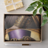 Feminine steampunk woman v17 tissue paper Decoupag Seidenpapier (Geschenk)