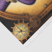 Feminine steampunk woman v17 tissue paper Decoupag Seidenpapier (Ausschnitt)