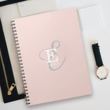 Feminine Stilvolle Monogram Typografie Rosa Rosa