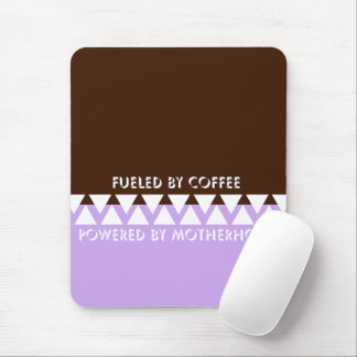 Feminine Striped Typografy | Mama des Kaffees Mousepad
