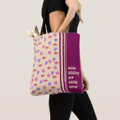 Feminine Stripes Mama Kaffeepause Kunst Tasche (Von Nahem)