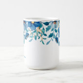 Feminine Trendy Mit Monogramm Botanical Kaffeetasse (Mittel)