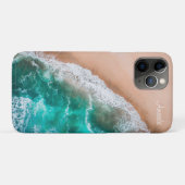 Feminine Tropical Beach Hintergrund Case-Mate iPhone Hülle (Rückseite (Horizontal))