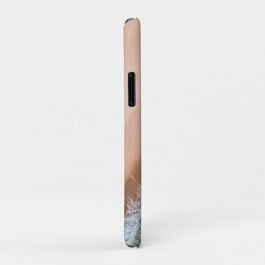 Feminine Tropical Beach Hintergrund Case-Mate iPhone Hülle (Hinten/Rechts)