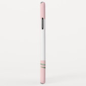 Feminine Tropischer Flamingo mit Monogramm Case-Mate iPhone Hülle (Hinten/Rechts)