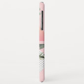 Feminine Tropischer Flamingo mit Monogramm Case-Mate iPhone Hülle (Hinten/Links)