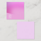 Feminine Visitenkarte (Vorne/Hinten)