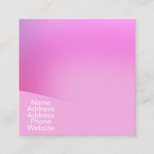 Feminine Visitenkarte (Vorderseite)
